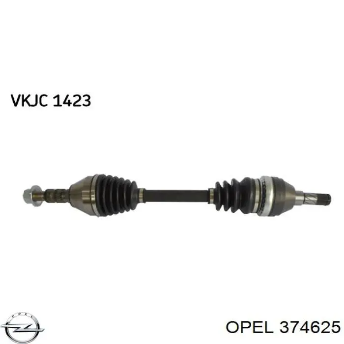 Привід передній лівий Opel 0374625 ціна, від 88.25 USD