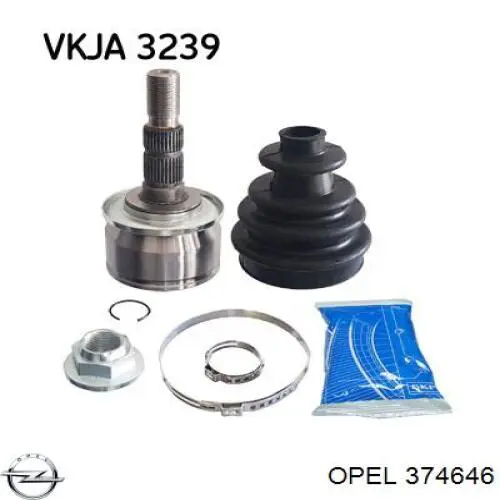 Купити 374646 Opel Шарнір приводу зовнішній