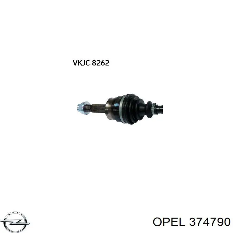 Купити 374790 Opel Піввісь права