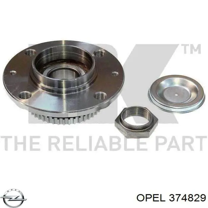 374829 Opel Вісь передня в зборі