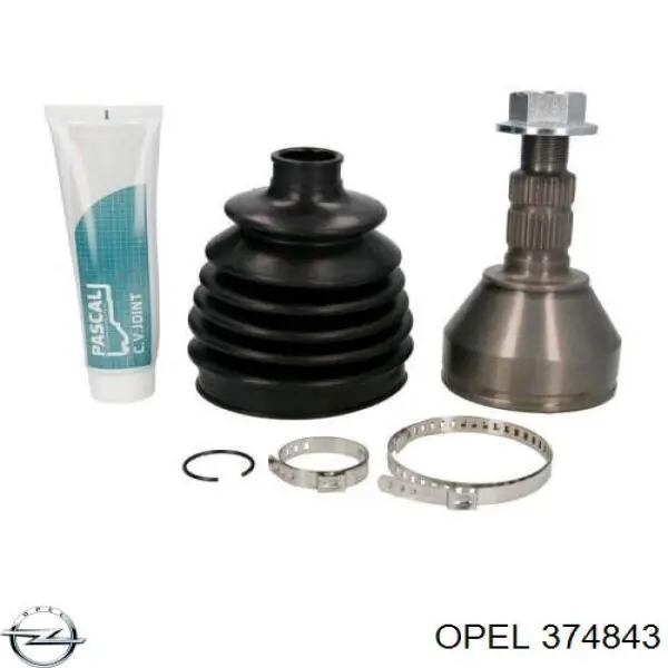 Граната колісна Opel 374843 ціна, від 36.60 USD