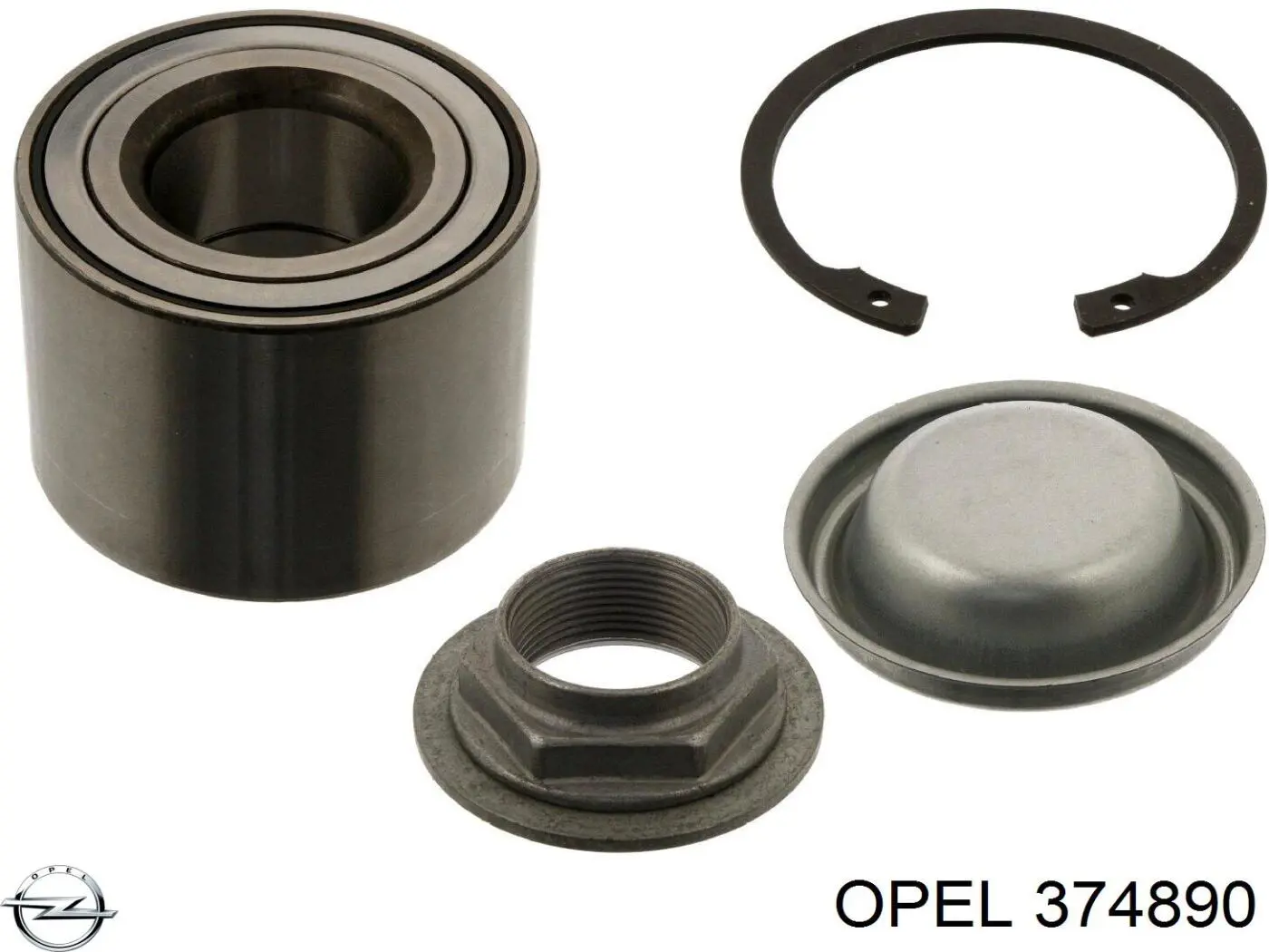 Ліва піввісь 374890 Opel
