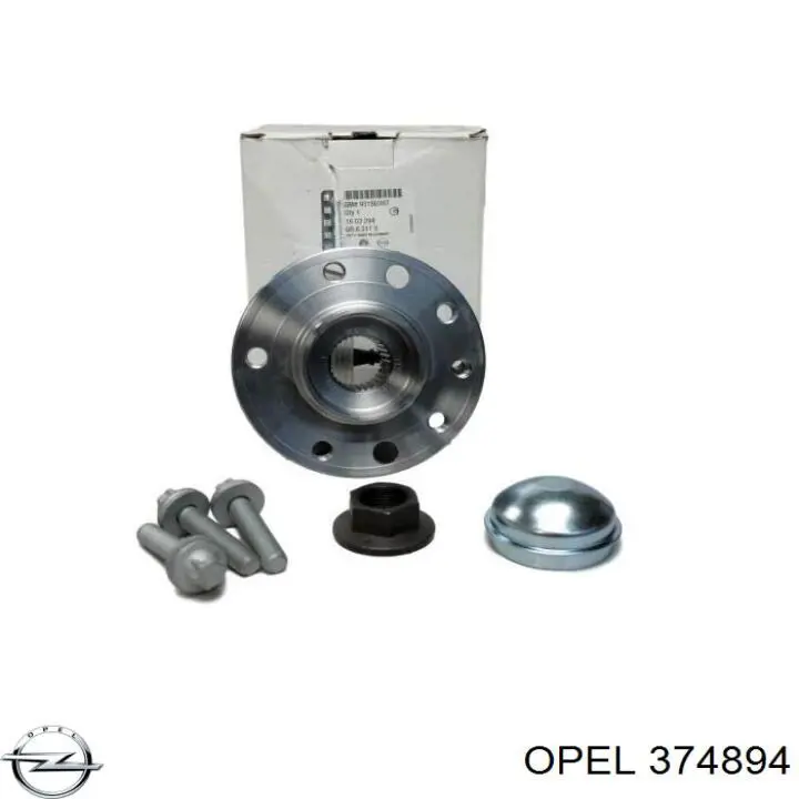 Підшипник задньої ступиці 374894 Opel