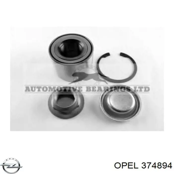 Підшипник маточини задньої Opel 374894 ціна, від 20.46 USD