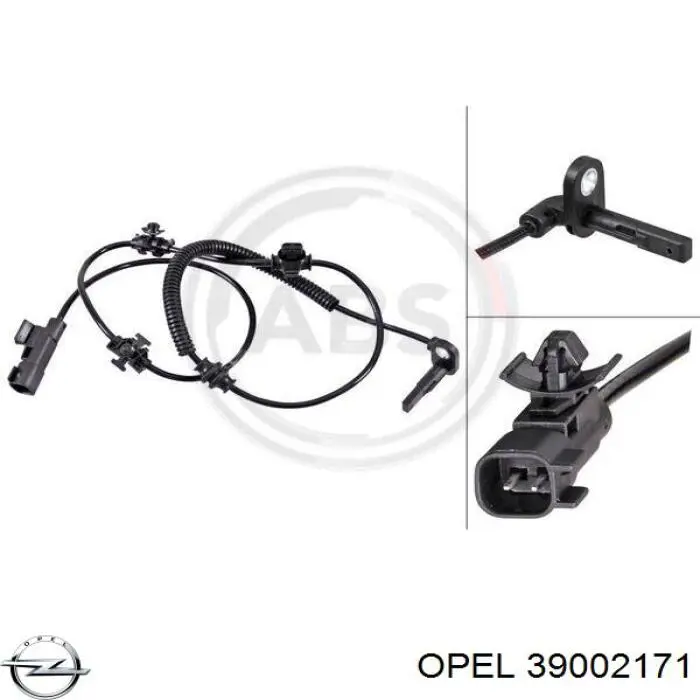 Датчик ABS передній Opel 39002171 ціна, від 14.00 USD