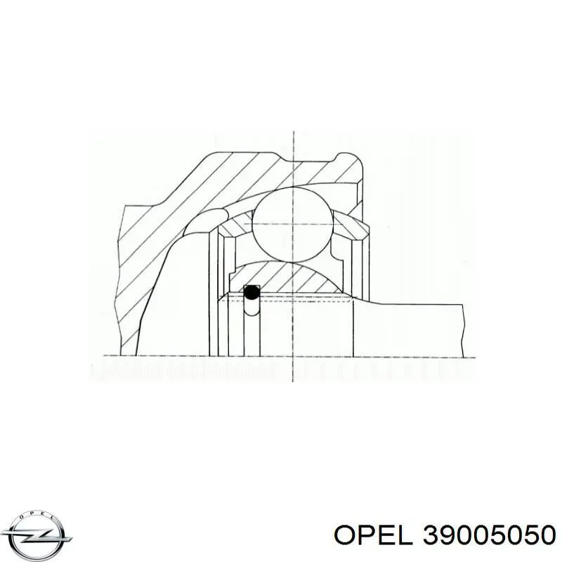Граната колісна Opel 39005050 ціна, від 52.87 USD