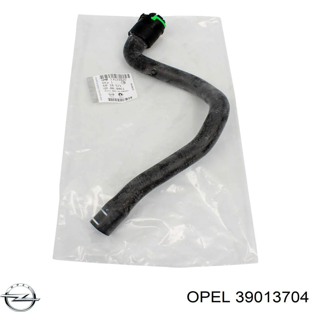 Шланг радіатора опалювача/пічки, подача Opel 39013704 ціна, від 8.80 USD
