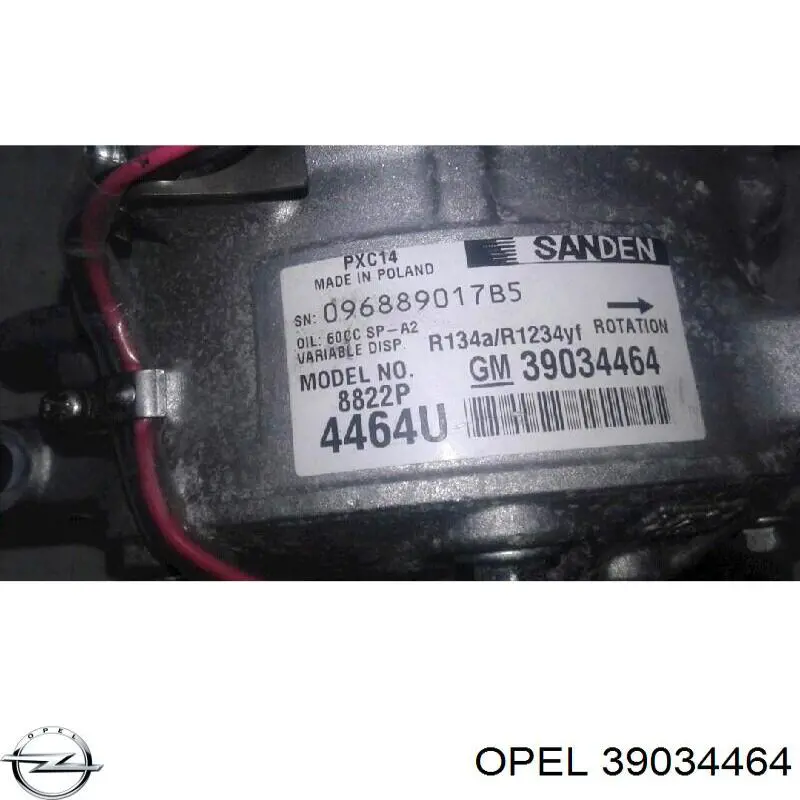 Купити 39157291 General Motors Компресор кліматичної установки