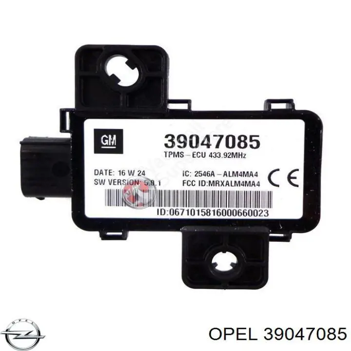 Купити 39047085 Opel Блок системи контролю тиску в шинах