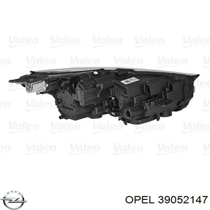 Фари Opel 39052147 ціна, від 673.31 USD