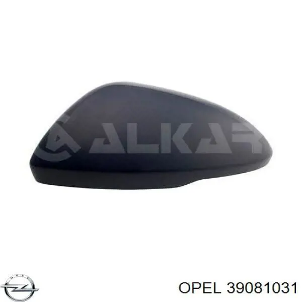 Купити 39081031 Opel Накладка/кришка дзеркала заднього виду, ліва