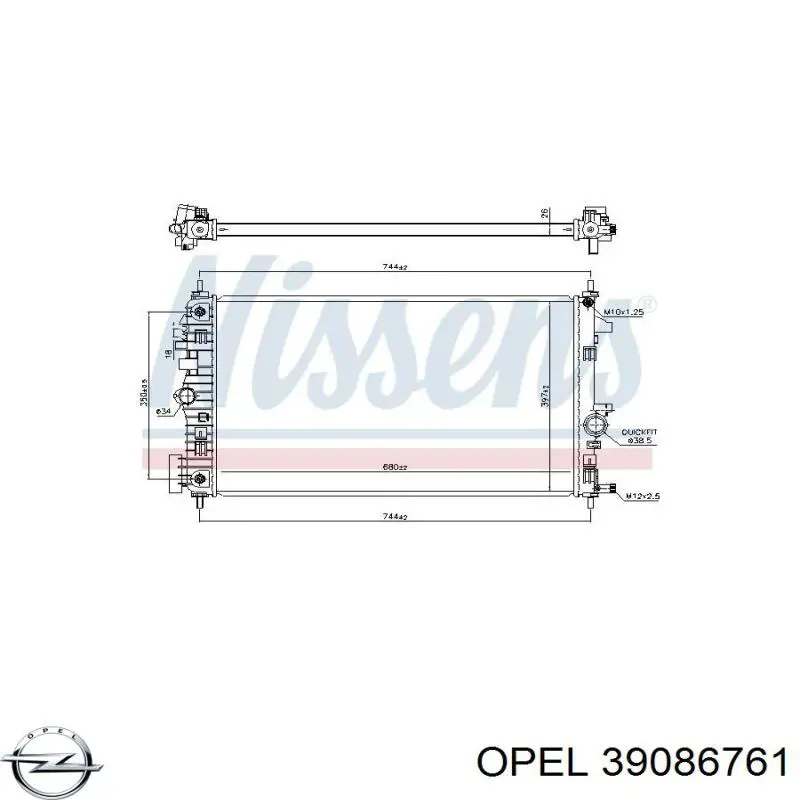 Радіатор основний Thermotec D7X106TT ціна, від 116.74 USD