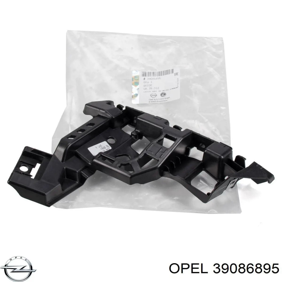 Направляюча переднього бампера, ліва Opel 39086895 ціна, від 11.98 USD