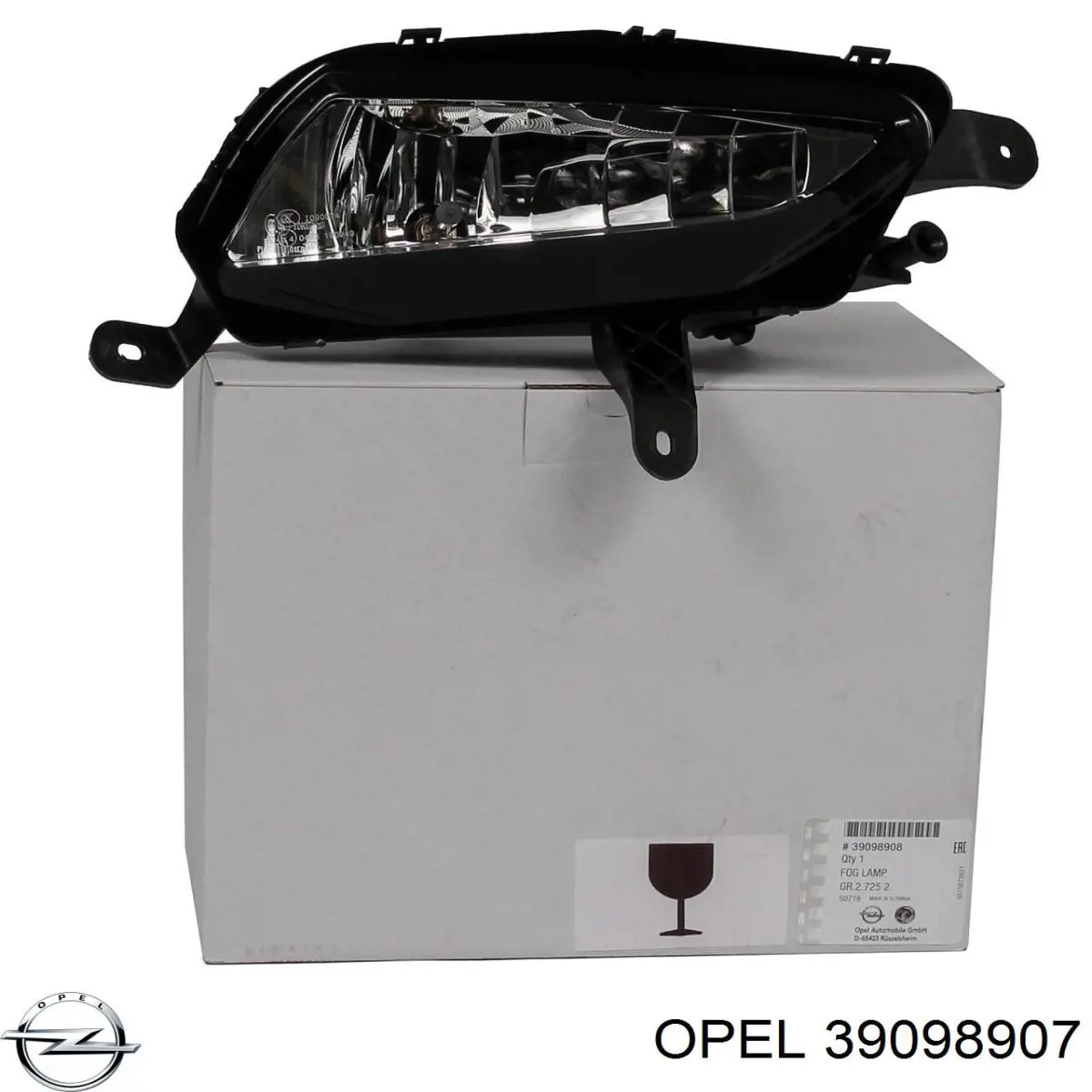 Купити 39098907 Opel Фара протитуманна, ліва