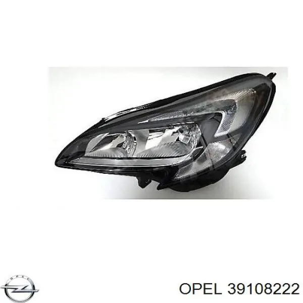 Купити 39108222 Opel Основна фара в зборі ліва