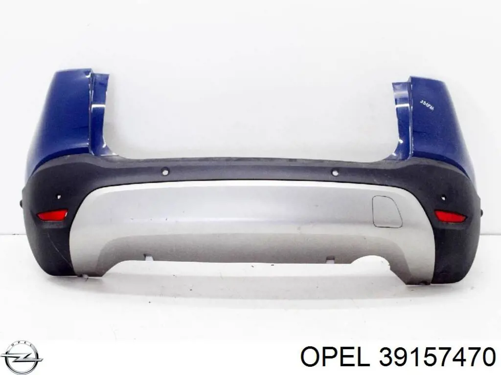 Zderzak (ty?, liczba otworпїѕw na parkomat: 4, ciemnoszary) pasuje do: opel crossland x 03.17- на Opel CROSSLAND X 