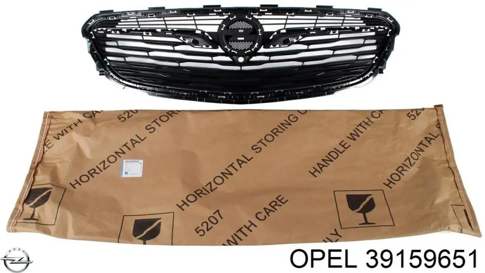 39159651 Opel Бампер передній в зборі