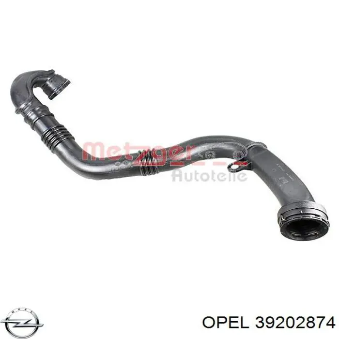 Купити 39202874 Opel Шланг/патрубок интеркуллера