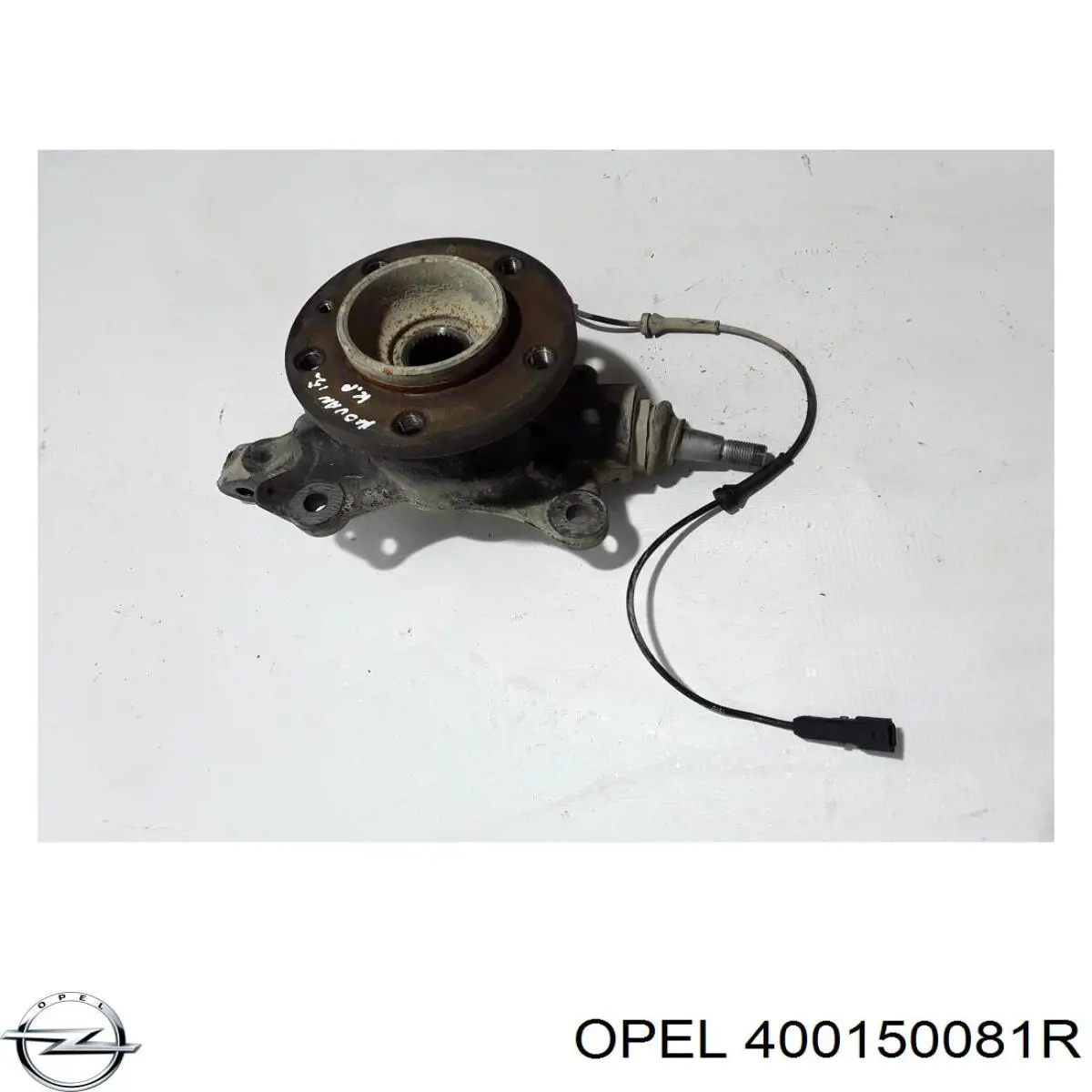 Цапфа - поворотний кулак передній, лівий 400151061R Renault (RVI)