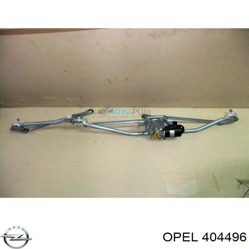 404496 Opel двигун склоочисника лобового скла (трапеції)