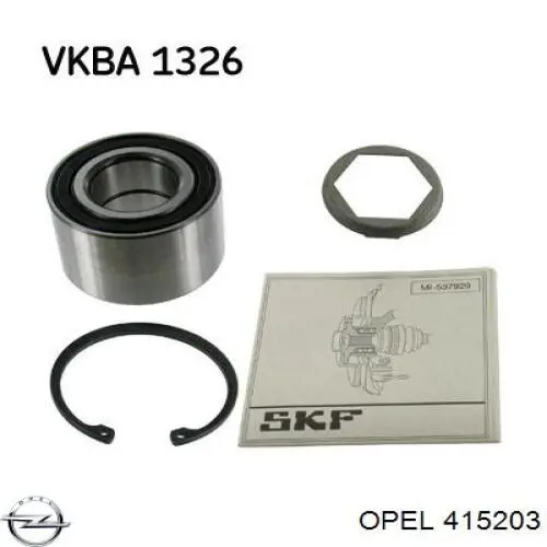 Задній підшипник Opel 415203