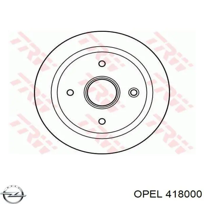 Купити 418000 Opel Барабан гальмівний задній