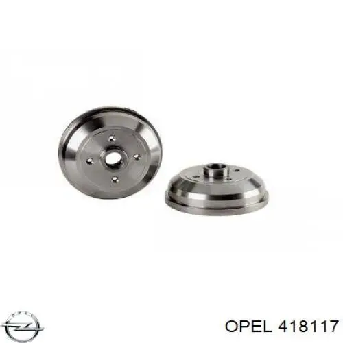 418117 Opel барабан гальмівний задній
