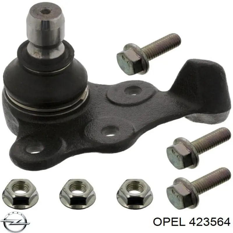 423564 Opel цапфа - поворотний кулак задній, правий