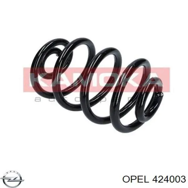 424003 Opel пружина задня