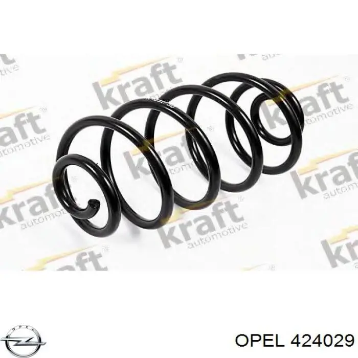 Пружина задня Opel 424029 ціна, від 16.52 USD
