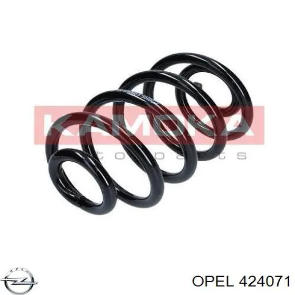 424071 Opel пружина задня