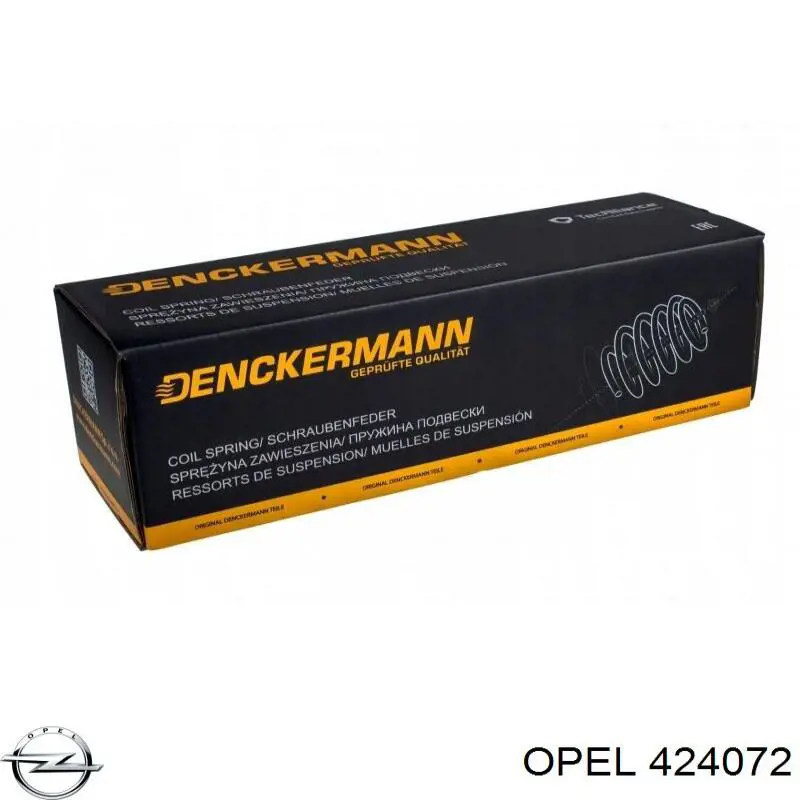 Пружина задня Opel 424072 ціна, від 30.07 USD