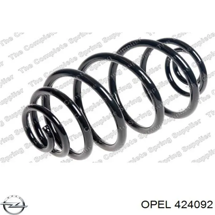 424092 Opel пружина задня