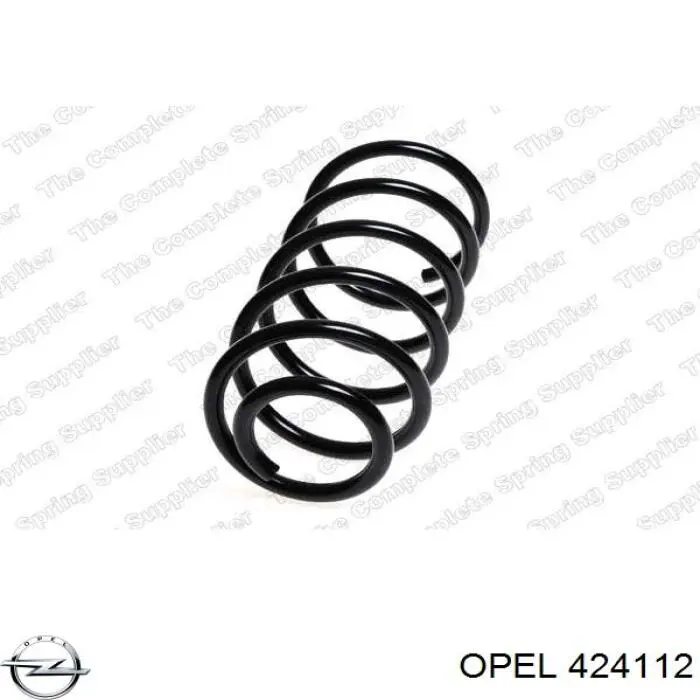 424112 Opel Пружина підвіски задня