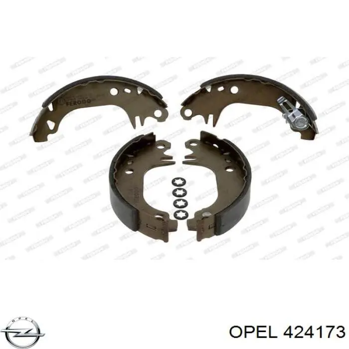 Ресори додаткові Opel 424173 ціна, від 182.46 USD