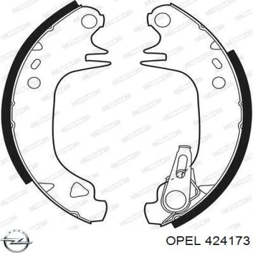 Ресори додаткові Opel 424173