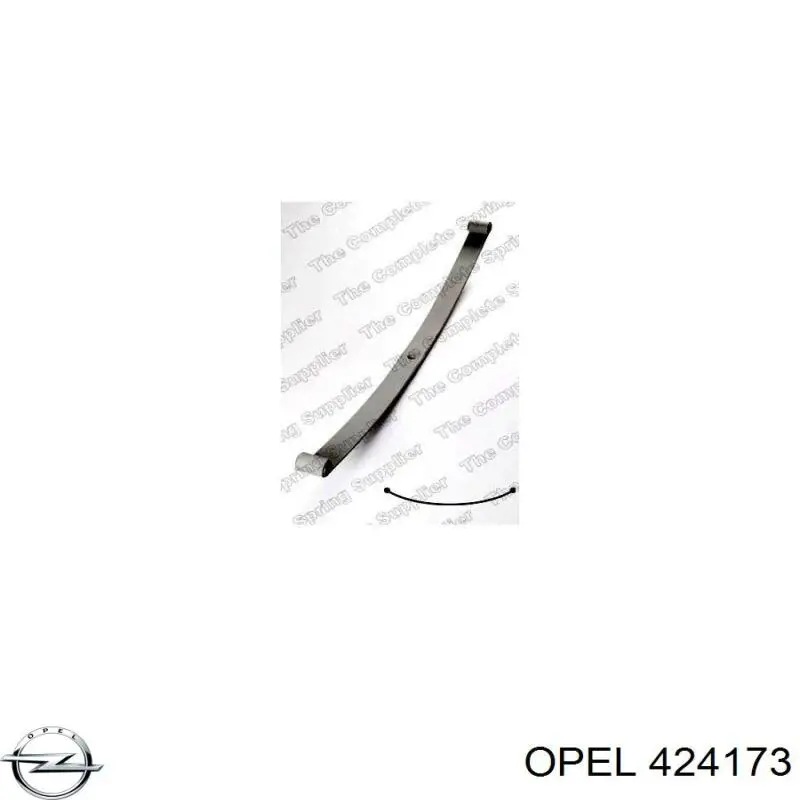 424173 Opel Ресора (задня)