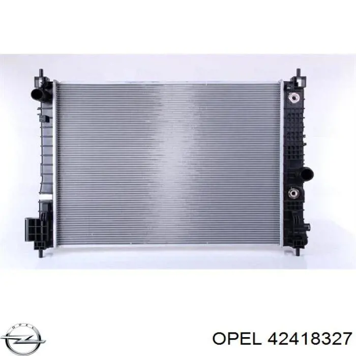 42418327 Opel Радіатор охолодження двигуна