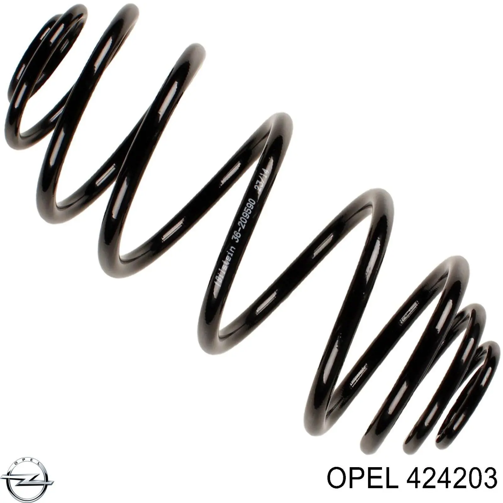 Задні пружини 424206 Opel