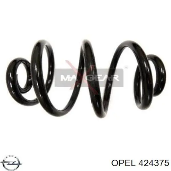 424375 Opel Пружина підвіски задня