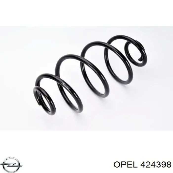 424398 Opel Пружина підвіски задня