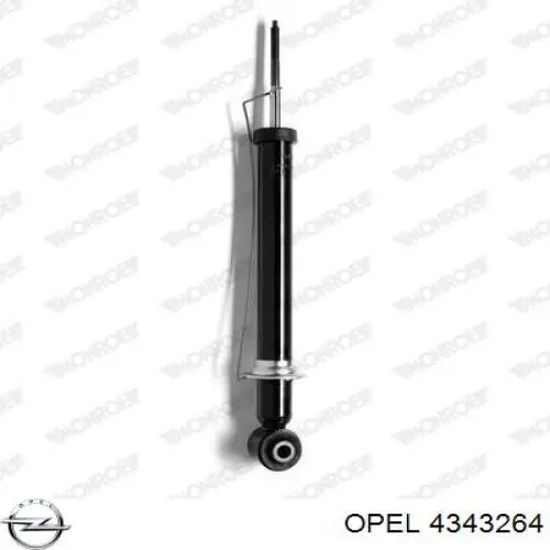 Задній амортизатор Opel 4343264