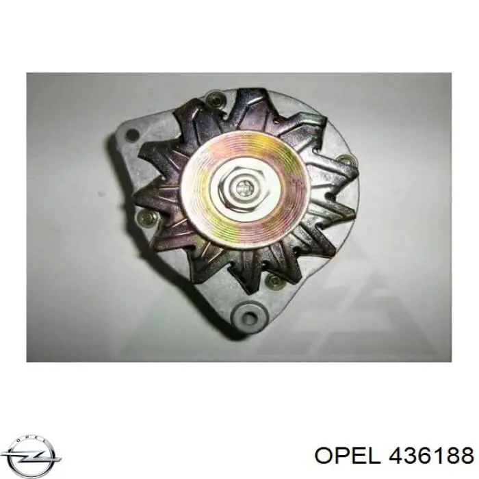 436188 Opel амортизатор задній