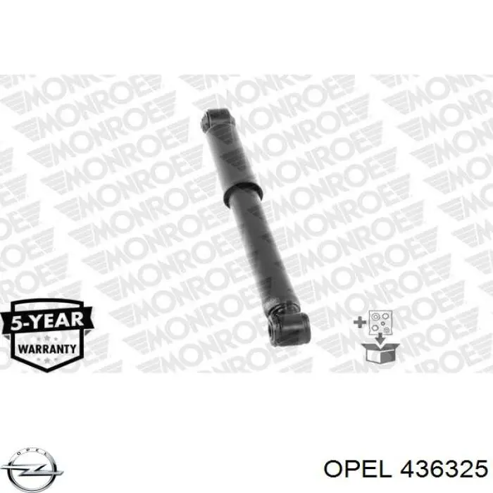 Купити 436325 Opel Стійка амортизатора задня