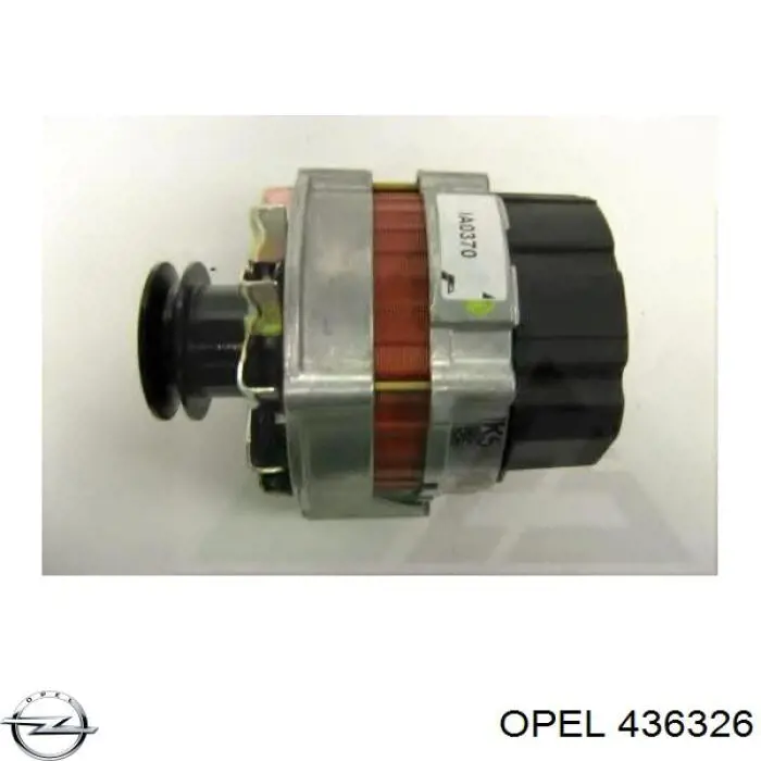 436326 Opel амортизатор задній