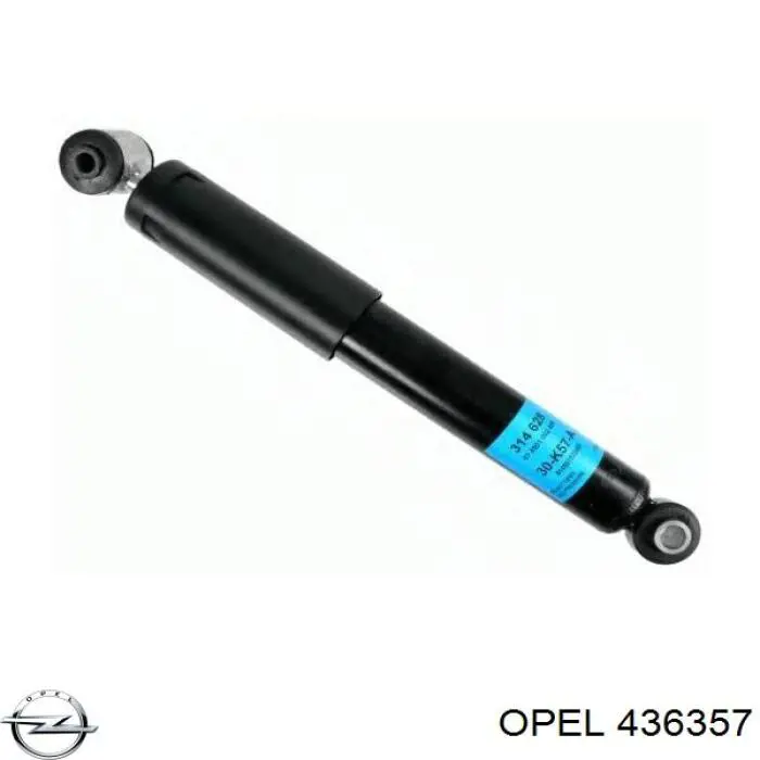 Купити 436357 Opel Стійка амортизатора задня