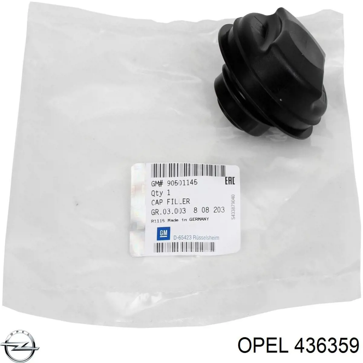 436359 Opel амортизатор задній