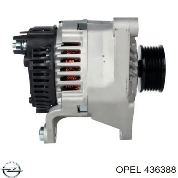 436388 Opel амортизатор задній