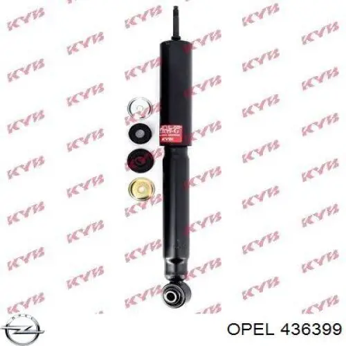 Купити 436399 Opel Стійка амортизатора задня