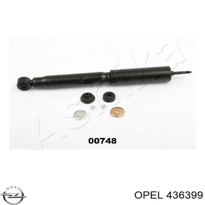 436399 Opel амортизатор задній